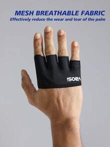 VBOSI Dam Herr Unisex Fyrfingers Träningshandskar – 1 par, Lätta Med Halkfritt Grepp För Fitness, Tyngdlyftning & Gymträning