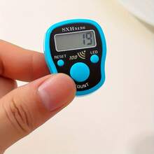 1pc Mechanical Tally Counter/Clicker, Finger Ring Counting Tool - Multicolor - View 7
