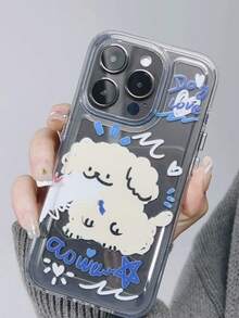 One Ins Cat And Dog Protection Case For IPhone 11/11 Pro Max/11 Pro/12/12 Pro/12 Pro Max 14/14 Pro/14 Pro Max/15/15 Pro Max/15 Pro/16/16 Pro/16 Pro Max/13/13 Pro/13 Pro Max Etc. - Clear - View 2