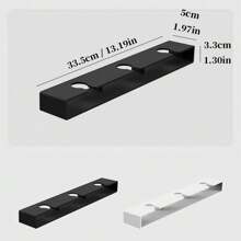 1 pieza Soporte para copas de vino debajo del gabinete - Estante ahorra espacio de fácil instalación sin taladrar para la cocina y el bar