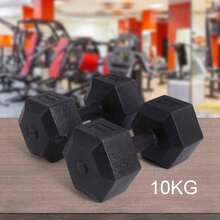 Hexagon Dumbbells Set Hand Weights Lifting Exercise Non Slip Hex Strength Training Equipment For Home Gym - 20kg - View 1