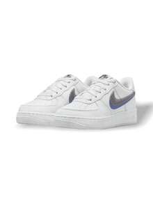 Nike AIR FORCE 1 THẤP TRẮNG/ĐEN - Trắng/Đen - Siêu hoàng gia - Trắng đỉnh cao - Xem 2
