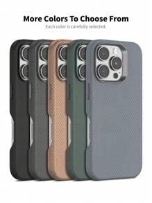PULOKA Funda compatible con iPhone 16 Pro Max, de PU, con carga inalámbrica, a prueba de golpes y con protección total para iPhone 16 Pro