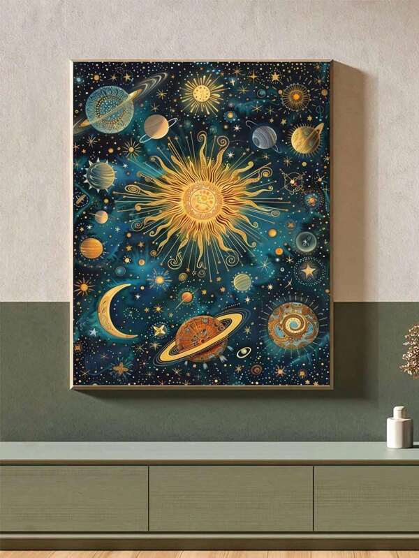 5D DIY Diamond Painting, Beautiful Sunny Landscape, Diamond Embroidery Kit, Mosaic Home Decor Wall Art