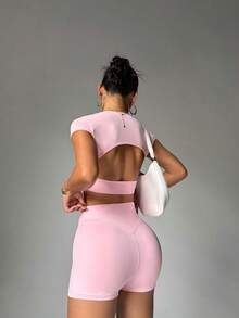 春夏女套装运动套装瑜伽套装健身服运动套装练功服居家休闲亲肤舒适