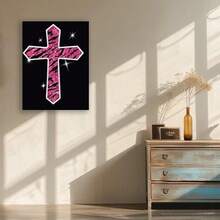 Framed 2D Flat 1pc  97 Decor Mcbling Trashy Y2k Room Decor Aesthetics - Early 2000s Room Decor Y2k Poster, Hot Pink Image Wall Art Printing Posters Wall Decor Prints For Living Room Bedroom Decor Wall Art Poster Gifts For Friends And Family  2D Flat, Perfect For Room Decor - Framed - View 5