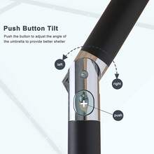 Outdoor Parasol, Stand And Base - 深綠色 - 查看 4