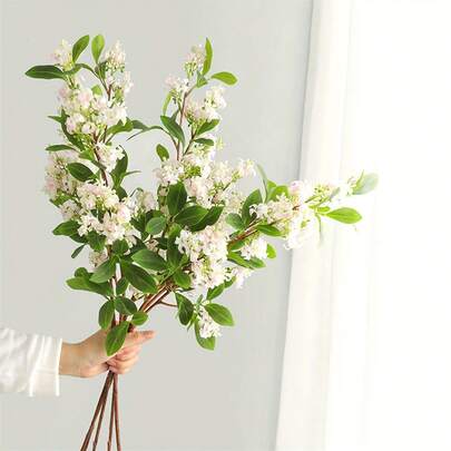 Artificial Osmanthus Bouquet Fake Flowers UV Resistant Faux Plants For Household Vase Decor