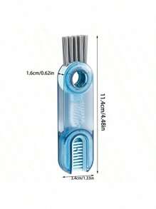 Ultimate 3-In-1 Multifunctional Bottle & Cup Cleaning Brush: Integrated Mini Lid & Gap Scrubber – Elevate Your Cleaning Routine In Both Kitchen And Bathroom With This Indispensable Tool. Designed To Deep Clean Bottle And Cup Interiors, Precise Grooves, And Tricky Lid Gaps, It Ensures Every Corner Is Spotless, Promoting Optimal Hygiene For All Your Drinkware And Small Kitchen Items, Effortlessly.