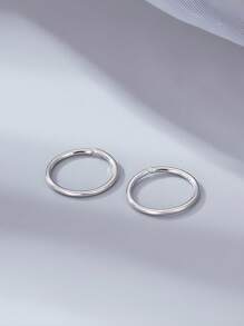 1 Piece/2 Pieces/5 Pieces Of Hypoallergenic 316L Stainless Steel Silver Lip Rings, False Puncture Perforated Lip Clips, Open And Closed Rings, Suitable For Both Men And Women, Suitable For Earlobes, Earrings, Nasal Septum Rings