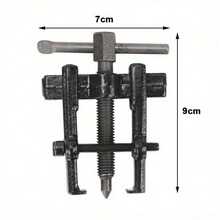 2.5" Adjustable Clamping Depth 2 Leg Gear Puller Hub Bearing Removal Pulley Tool - Black - View 3