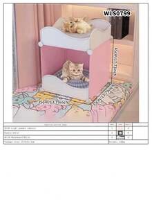 室内宠物围栏狗幼犬猫用围栏，免费空间家用笼子，适用于博美犬泰迪柯基犬小猫小动物 - 彩色 - 查看 13