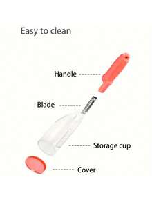 1pc Multi-Functional Peeler Upgrade Your Kitchen - Ideal For Restaurants/Commercial Kitchens/Supermarkets/Food Carts To Peel Vegetables & Fruits - Random Color - View 9