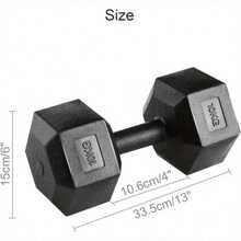 Hexagon Dumbbells Set Hand Weights Lifting Exercise Non Slip Hex Strength Training Equipment For Home Gym - 20kg - View 2