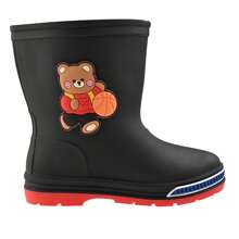 Bota de Lluvia Para Niño Niña Niños Con Dibujos Animados Impermeable Suela Antideslizante Para Actividades al aire Libre y Escolar Cómodos Ligeros Puntera Con Diseño Colores Bonitos