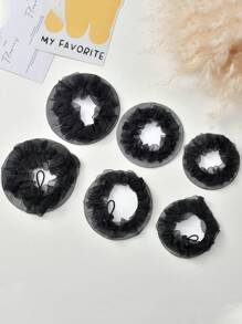 Hair Nets Invisible , 23inch Hair Nets For Bun Black/Brown Elastic Edge Mesh For Women, Girls, Ballet Bun Maker Dance, Stewardess Professional Invisible Hair Net