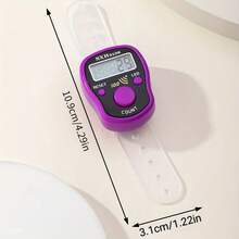 1pc Mechanical Tally Counter/Clicker, Finger Ring Counting Tool - Multicolor - View 10