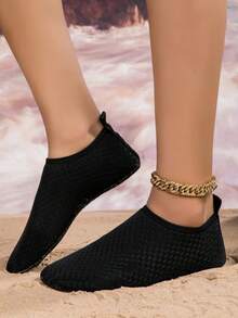 新款沙滩鞋、防滑水袜、透气跑鞋、软底潜水鞋、男女通用水上乐园鞋、防割伤浮潜鞋 - 彩色 - 查看 4