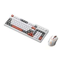 Red, White and Gray [keyboard and Mouse Set]