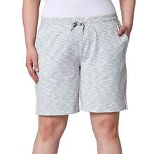 New Mondetta Ladies' Ultra-Soft Active Bermuda Short Extra Large XL Light Grey - 1 - View 1