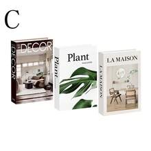 3pcs Modern Decorative Books, Foldable Fake Books, Coffee Table Faux Books, Bookshelf Display Books, Home Office Decor - Multicolor - View 14