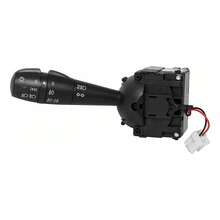 Adecuado para el interruptor de combinación de señal de giro de la manija de control de luz de Renault Logan 2015-2019. - Negro - Ver 2
