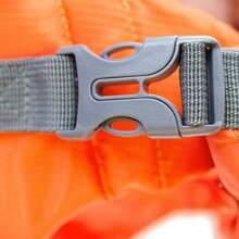 Outward Hound Granby Splash Dog Life Jacket, High-Buoyancy Dog Life Vest For Swimming, Boating, And Water Safety, Large, Orange