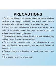 新款猫耳无线耳机，渐变色可爱女士耳机，情人节/圣诞节/新年礼物，带卡槽，可折叠，迷你马卡龙，节日礼物无线耳机 - 黑色 - 查看 6
