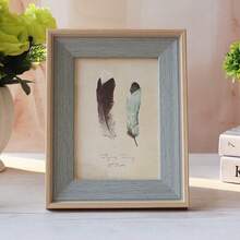 1 件复古相框小号 4x6、5x7、6x8 乡村风格相框，水平和垂直，壁挂或桌面展示，非常适合家庭和办公室装饰、家居装饰、肖像相框、结婚周年纪念复古海报框、圣诞节复古别致礼物 - 彩色 - 查看 24