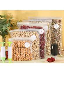 Thick Embossed Vacuum Food Storage Bags With Air Valve, Transparent Sealed Bags, Suitable For Cooked Food, Home And Commercial Kitchen Vacuum Compression Bags - Transparent - View 2