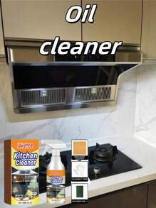 Oil Cleaner: Kitchen Hood, Cooktop, Wash Basin, Grease Stain, Oil Stain, Oil Stain Degreaser; The New And Old Models Are Randomly Issued