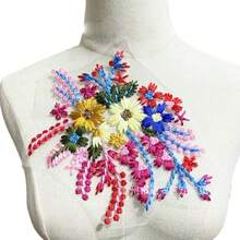 20/10/5/2pcs Vivid Multicolor 3D Floral Embroidered Patches - DIY For Clothing, Bags, Shoes, Weddings, Jeans Etc. - Sewing Style, Wedding Embroidery | Vibrant Embroidery | Fine Stitching, Embroidery Supplies