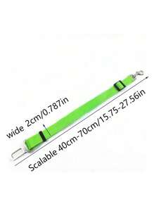 1 Cinturón de seguridad para mascotas, Cinturón de seguridad retráctil fijo para perros y gatos, Suministros para mascotas, Hebilla del cinturón de seguridad para mascotas, Tracción de poste, Arnés retráctil para gatos y perros, Accesorios para collares de perro, Suministros para mascotas para exteriores