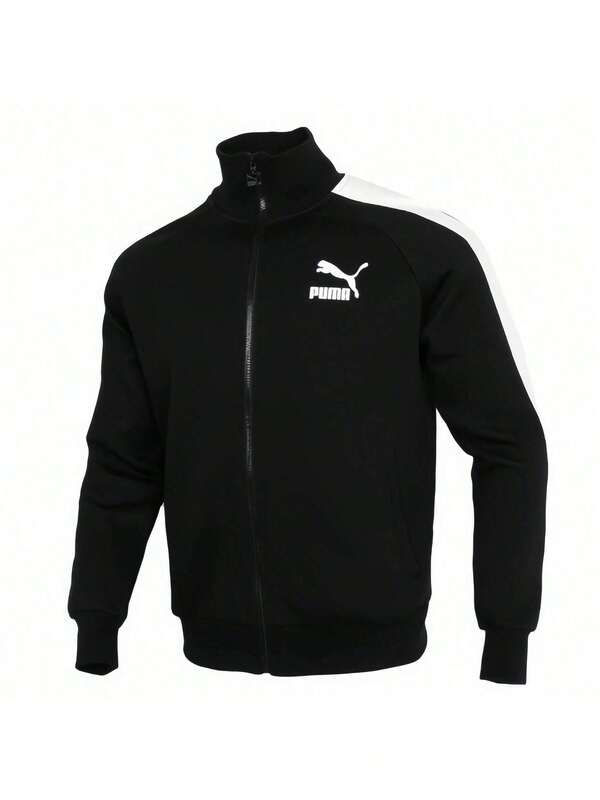 Puma Fleece Sportswear Windproof Stand Collar Jacket