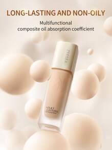 Zeesea Silky Long-Wearing Liquid Foundation Hydrating Concealer And Oil-Control Liquid Foundation For Combination And Oily Skin, Long-Lasting And Non-Smearing