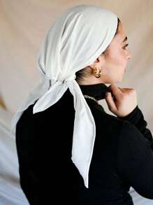 FADZOYLE 1 Stück Dreieckiger Kopftuch-Hijab für Frauen, Islamischer einfarbiger Lässig Inner Cap, sportlich, bequem, Abaya, täglicher Unterkappenverh|, Frauen Schleier für Feste, Gebete und Pilgerreisen, Muslimisches Accessoire