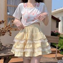 Women Skirts - Yellow - View 3