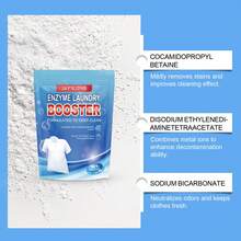 Quitamanchas para ropa: desengrasante suave, eliminación de manchas y olores para uso doméstico, detergente para lavado a máquina/a mano, polvo de lavandería esencial para el hogar, modelo aleatorio antiguo/nuevo enviado - Multicolor - Ver 7