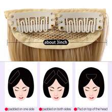 合成发垫隐形无缝接发夹增加头发顶部侧盖假发片