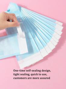 20 Peças Sacos de Esterilização Descartáveis 90x260mm para Ferramentas de Manicure, Incluindo Cabeças de Moagem, Lixas, Empurradores de Aço, com Autosselagem, Indicador de Esterilização e Função, Suprimentos para Unhas, Ferramentas para Unhas, Ferramentas de Arte para Unhas, De Volta às Aulas, Unhas, Ferramentas para Unhas Postiças