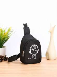 卡通恐龙胸包/斜挎包/零钱包。时尚斜挎包，可爱卡通休闲户外胸包。