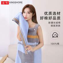 Bath Towels Back To School - Blue Bath Dress + Dry Cap + Towel - View 2