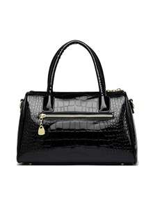 奢华设计师斜挎包 女士休闲单肩包 钱包和手提包 高品质 PU 皮革托特包