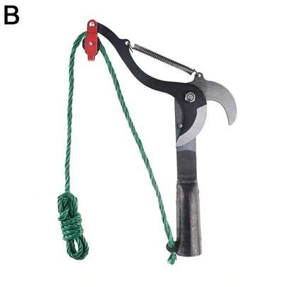 Podadora manual, tijeras de ramas de alta altitud, sierra de poda extensible para árboles frutales, herramienta de recorte de jardín con cuerda, tijeras de jardín
