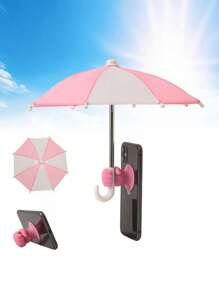 1 Stück/2 Stück Handyhalterung-Regenschirm, wasserdichter Sonnenschirm mit Handyhalterung für Outdoor, UV-beständiger Mini-Regenschirm für leichten Regen, universelle Handysonnenschutzblende, Outdoor Handysonnenschutz gegen Blendung, Reiseausstattung, Arbeitsmaterial, Urlaubsbedarf, Campingausrüstung, Urlaubsartikel