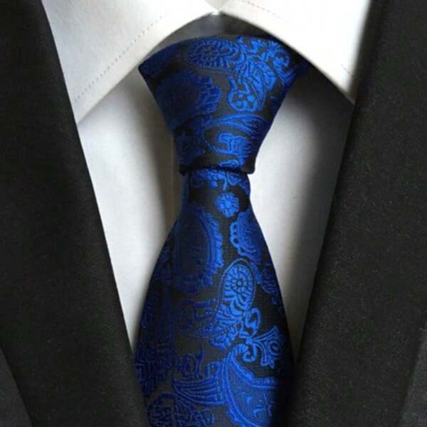 Retro 8CM Floral Neck Ties Chinese Style Jacquard Groom Neck Wear Business Formal Tie Gravatas Collar Wedding Necktie Men Male