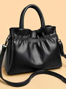 Bolso de hombro cruzado suave de lujo para mujeres y madres, bolsos y carteras de diseñador 2025, pequeño bolso de tela casual femenino