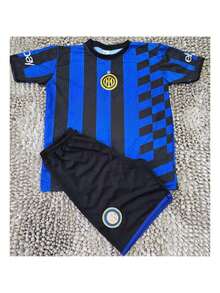 INTER MILAN KIDS TEAM SET BLUE KIDS KIT SHIRT AND SHORTS - Màu xanh lam - Xem 1