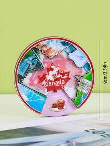 1pc Nam châm tủ lạnh Bắc Mỹ Canada, Quà lưu niệm sáng tạo Quốc hoa Canada Lá phong đỏ Phong cảnh Trang trí nhà - Nhiều màu - Xem 14