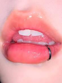 1 Piece/2 Pieces/5 Pieces Of Hypoallergenic 316L Stainless Steel Silver Lip Rings, False Puncture Perforated Lip Clips, Open And Closed Rings, Suitable For Both Men And Women, Suitable For Earlobes, Earrings, Nasal Septum Rings